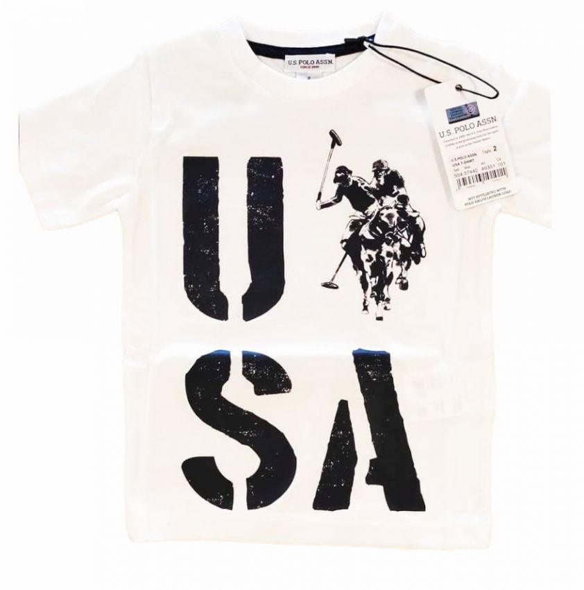 U.S. POLO ASSN. usa t-shirt white