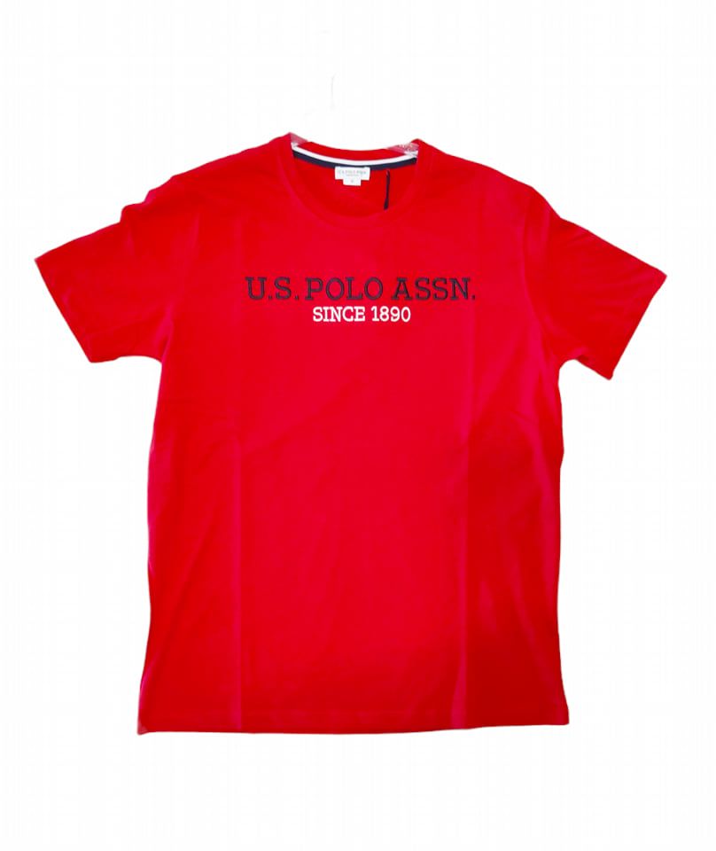 U.s. Polo Assn institutional tee 155 κόκκινο