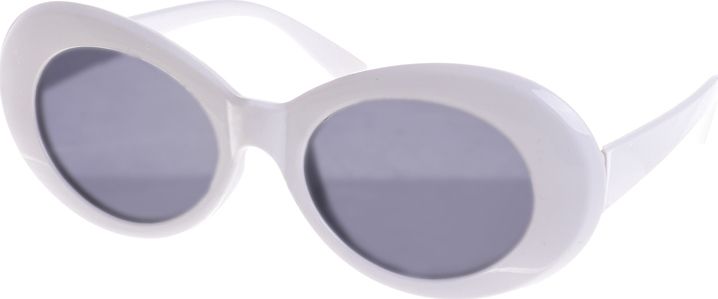 Ble retro sunglasses white