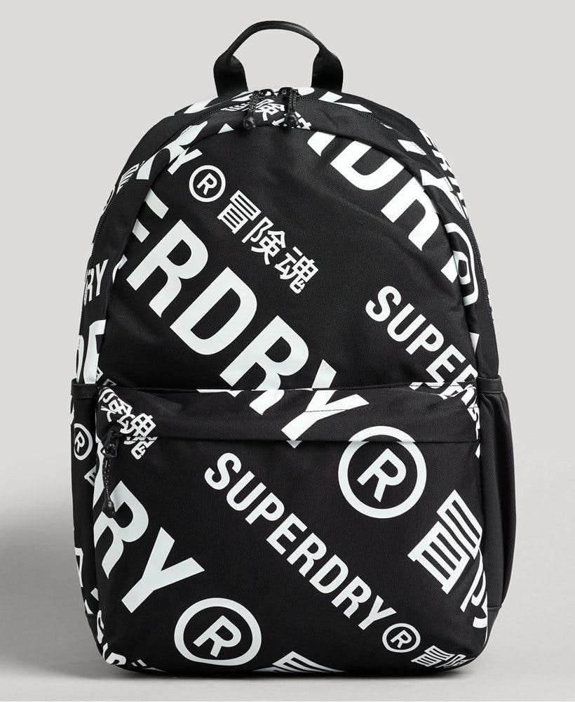 SUPERDRY code Montana backpack white logo