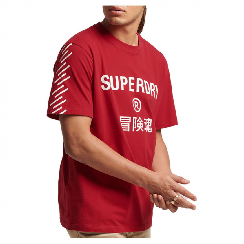 SUPERDRY code μπλούζα red