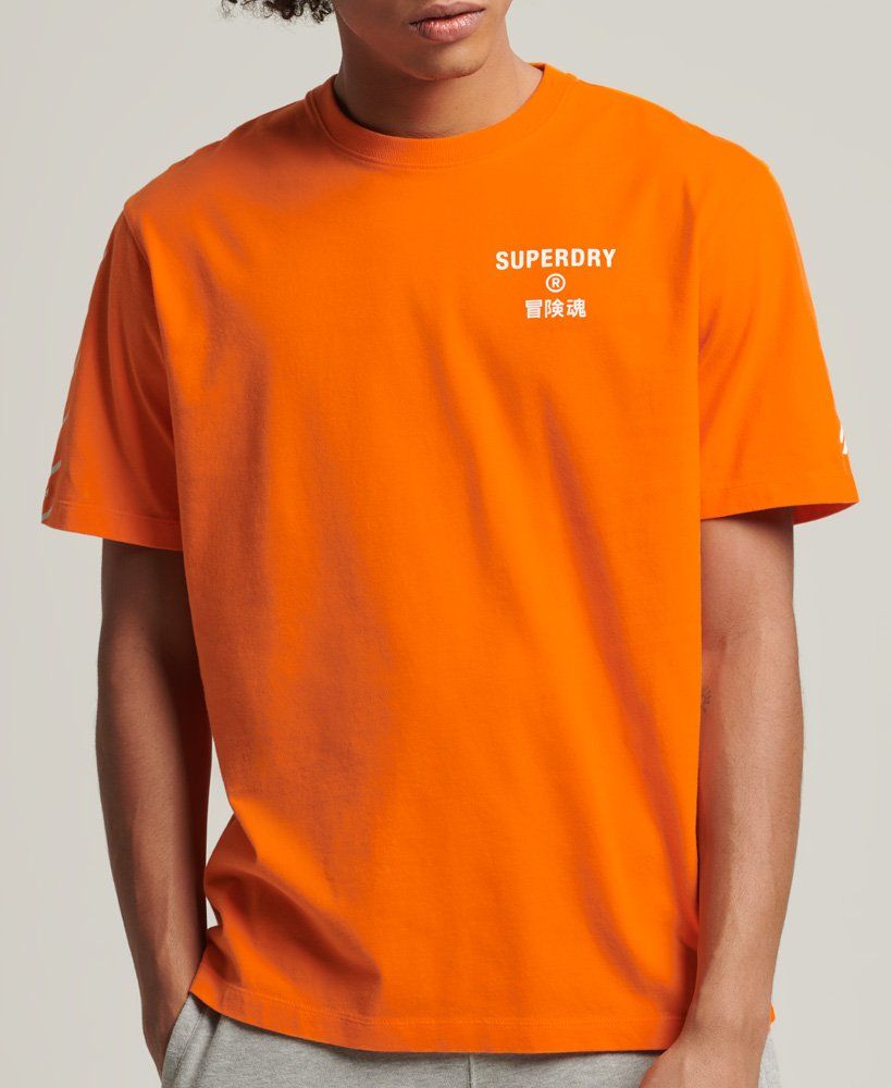 SUPERDRY code t-shirt orange